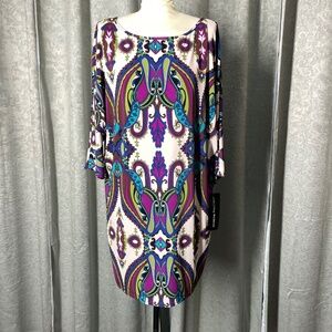 NWT aDressing Woman 1X Multi-color Women’s Top